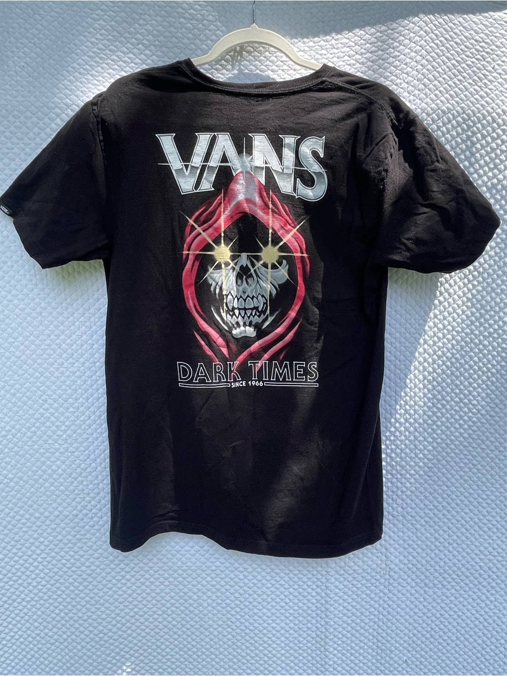 Vans Kids' Black "Dark Times" Graphic T‑Shirt